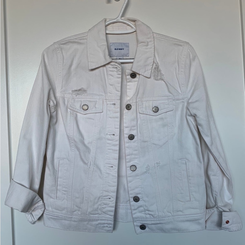 White Jean Jacket